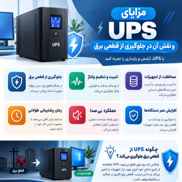 مزایای UPS